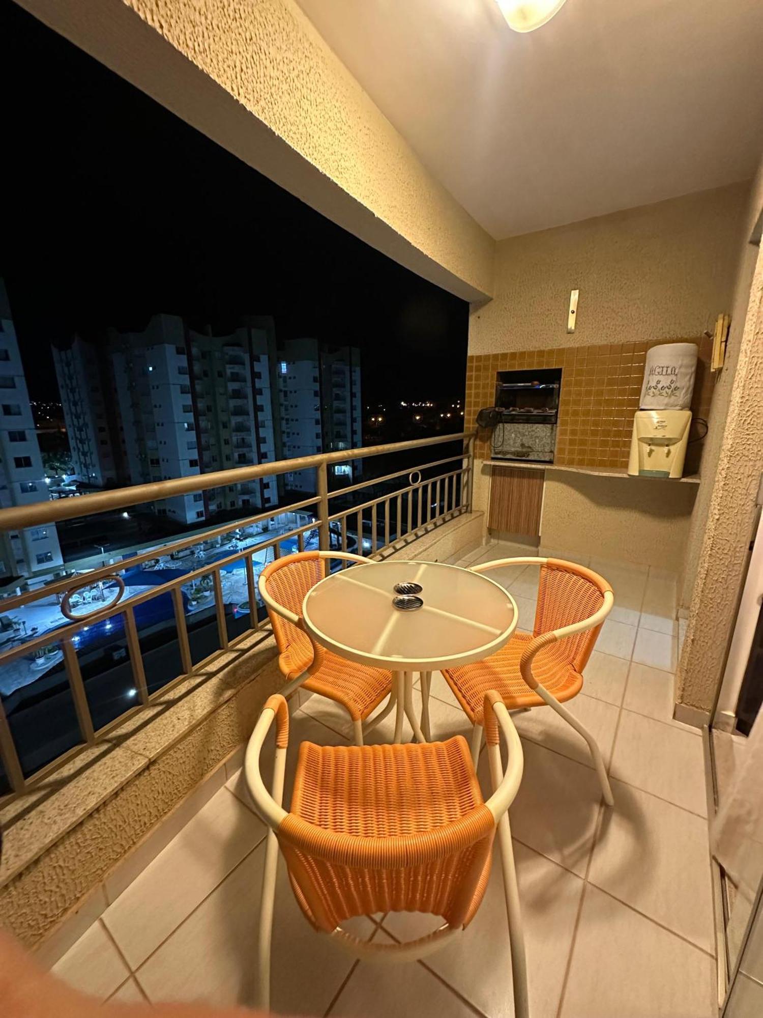Aparthotel Caldas Novas - Prive Das Thermas II - Apto 3 Quartos - Parque Aquatico Exterior foto