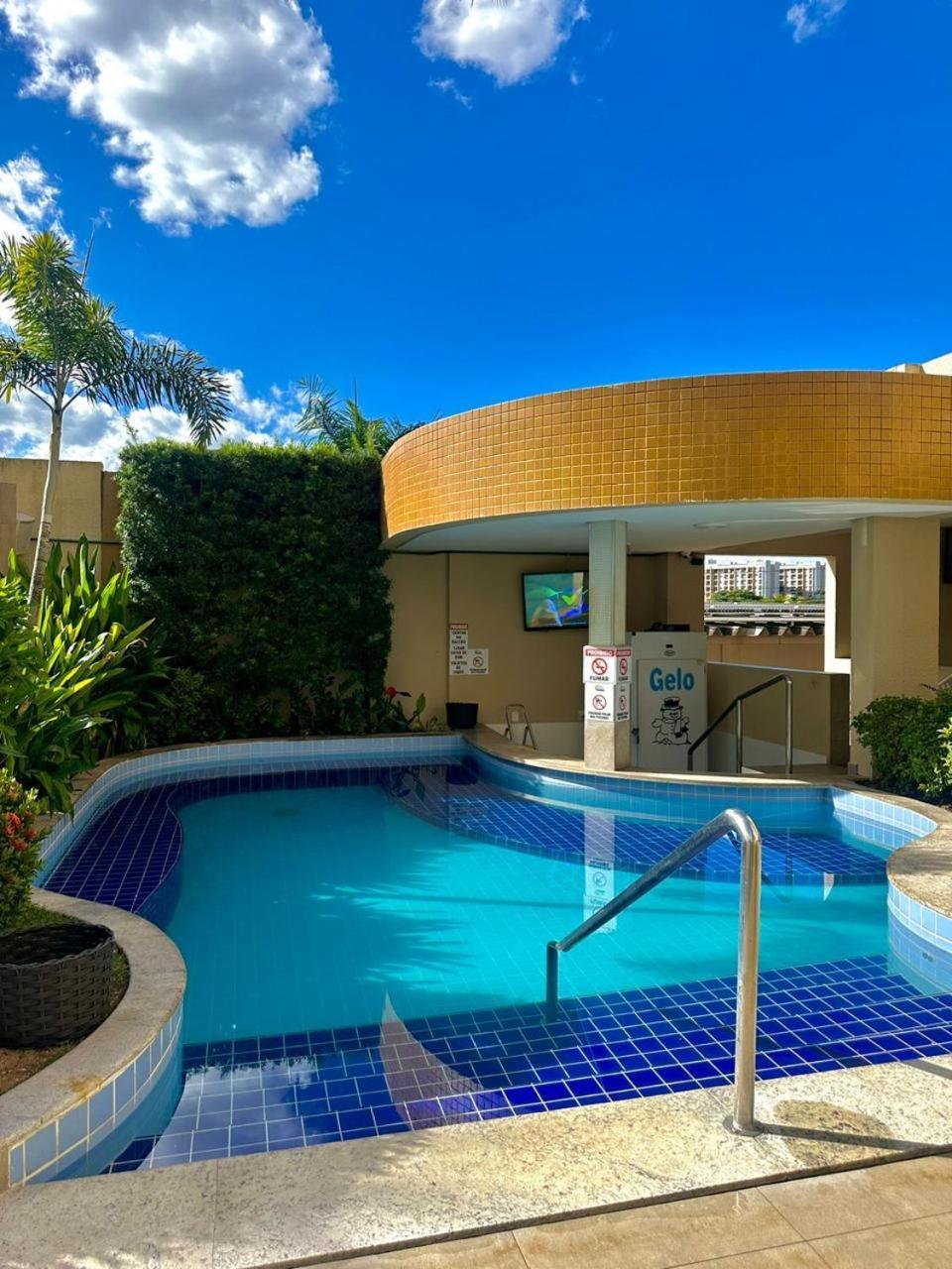 Aparthotel Caldas Novas - Prive Das Thermas II - Apto 3 Quartos - Parque Aquatico Exterior foto