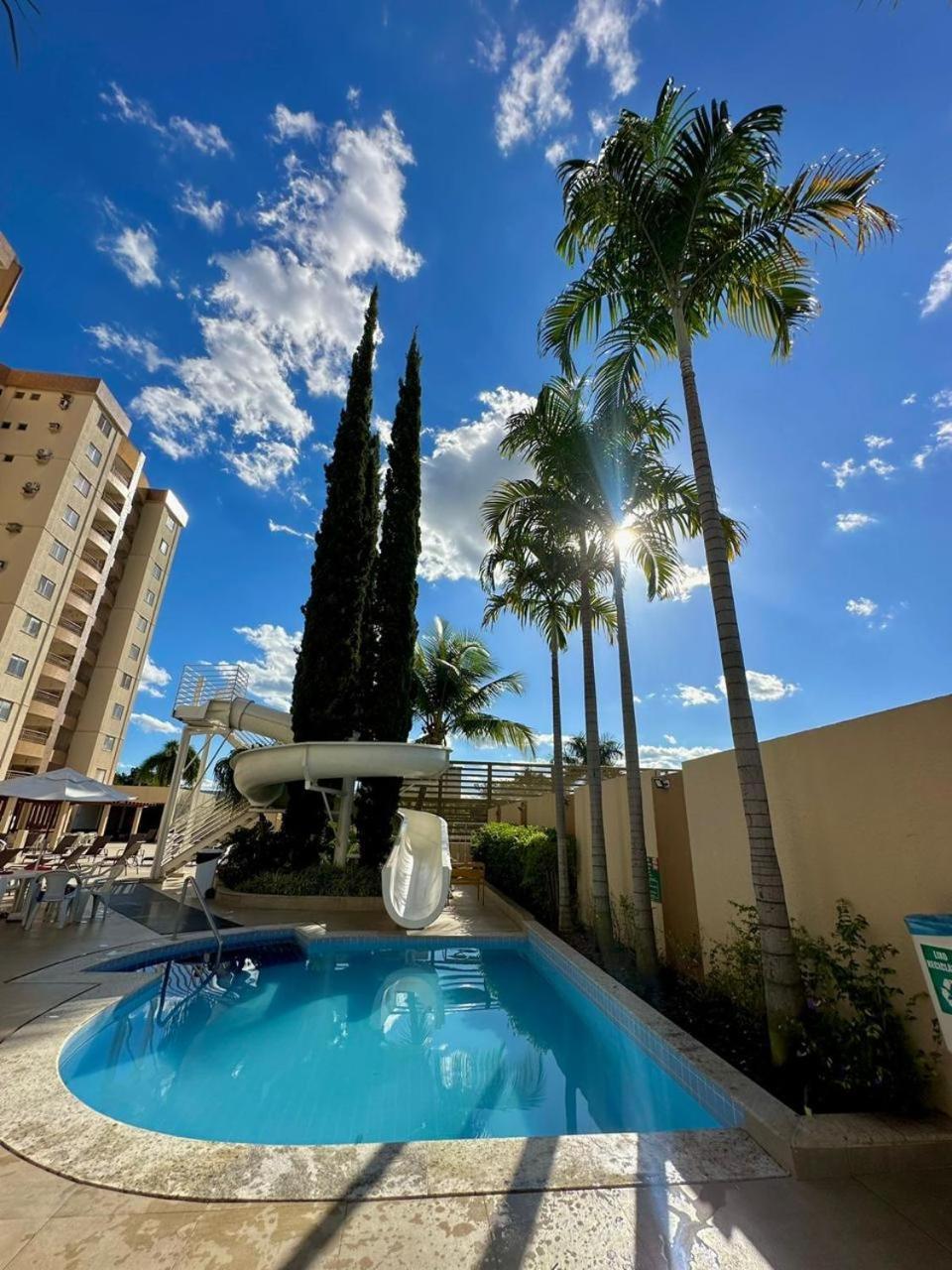 Aparthotel Caldas Novas - Prive Das Thermas II - Apto 3 Quartos - Parque Aquatico Exterior foto