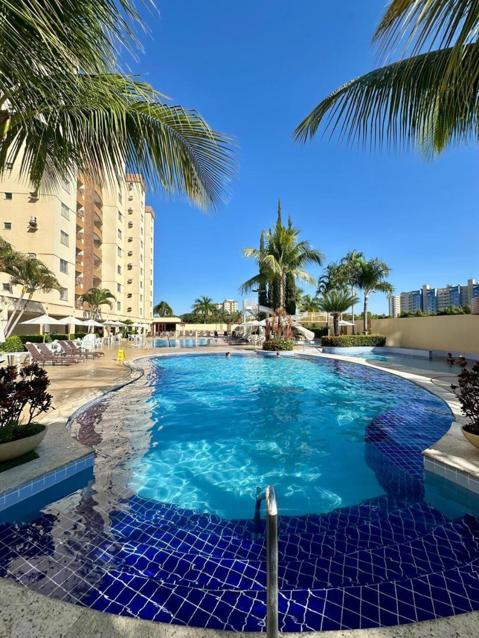 Aparthotel Caldas Novas - Prive Das Thermas II - Apto 3 Quartos - Parque Aquatico Exterior foto